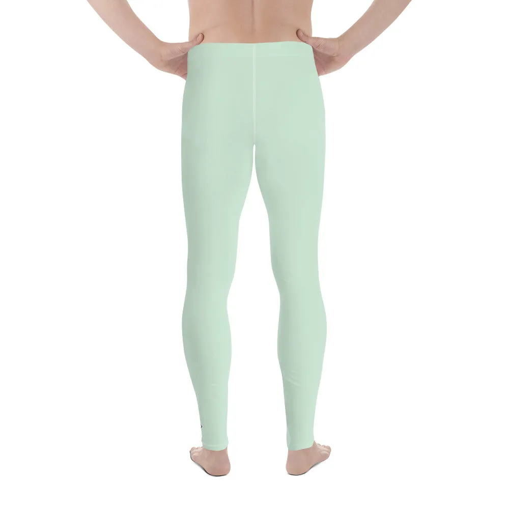 Casual Cool: Solid Color Athletic Leggings for Him - Surf Crest