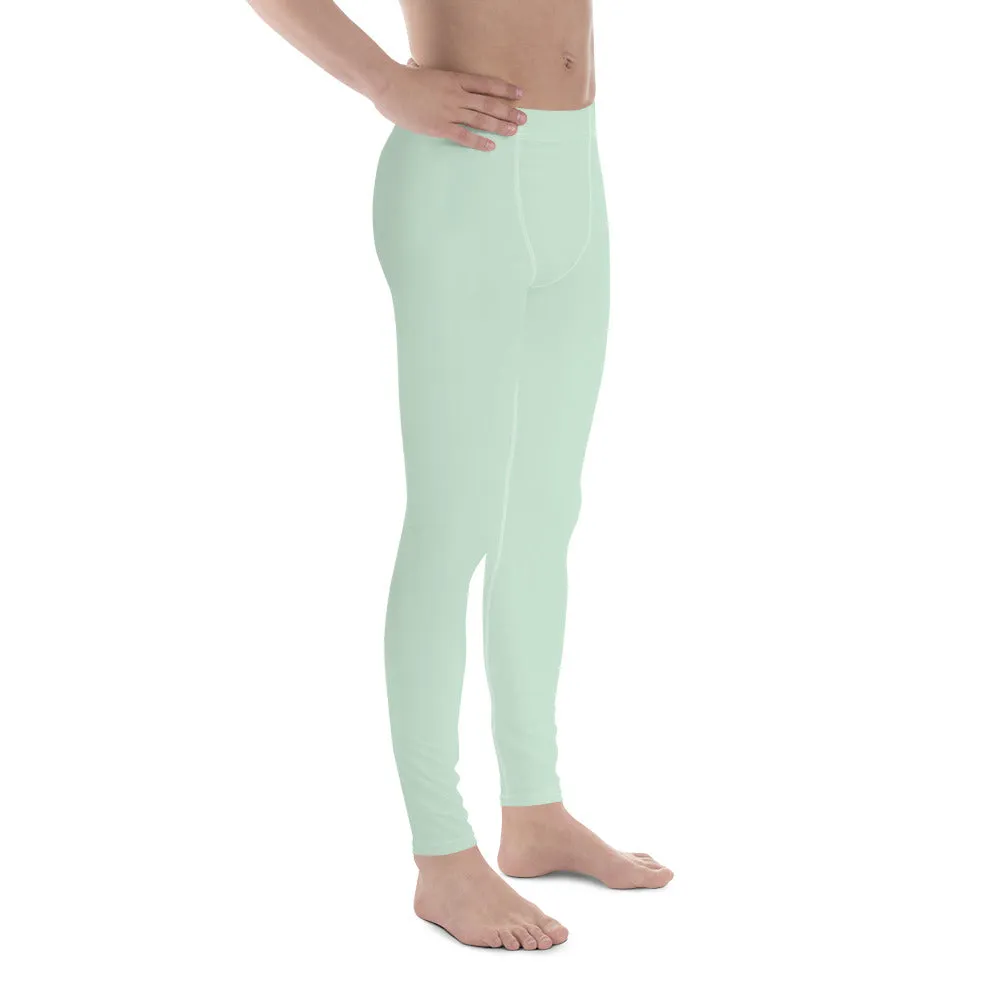 Casual Cool: Solid Color Athletic Leggings for Him - Surf Crest