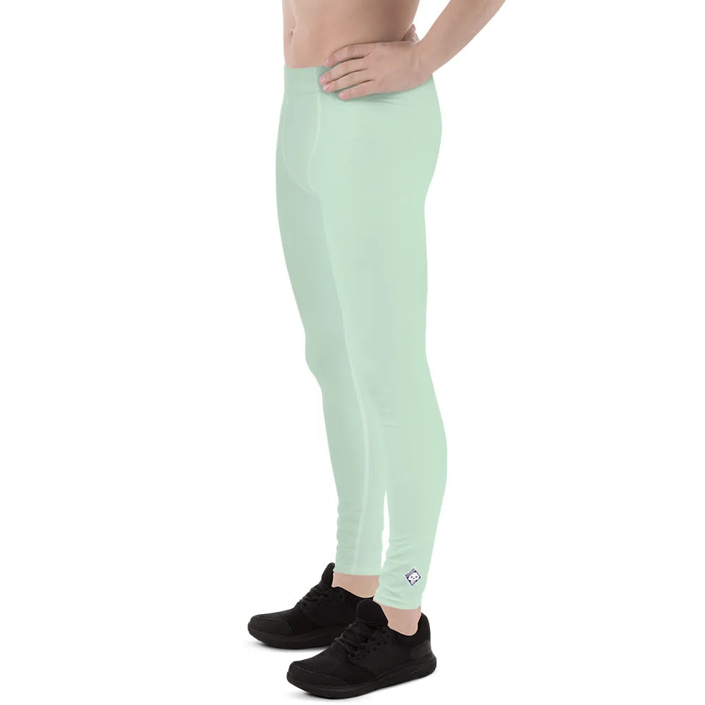 Casual Cool: Solid Color Athletic Leggings for Him - Surf Crest