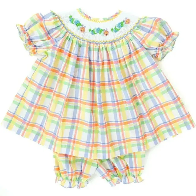 Caterpillar Smocked Annabelle Bloomer Set - Shop Now