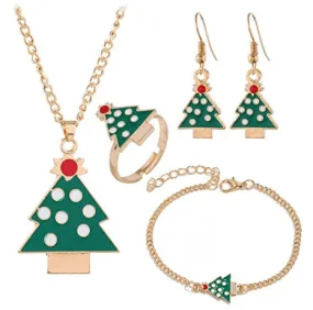 Christmas Tree Jewelry Set