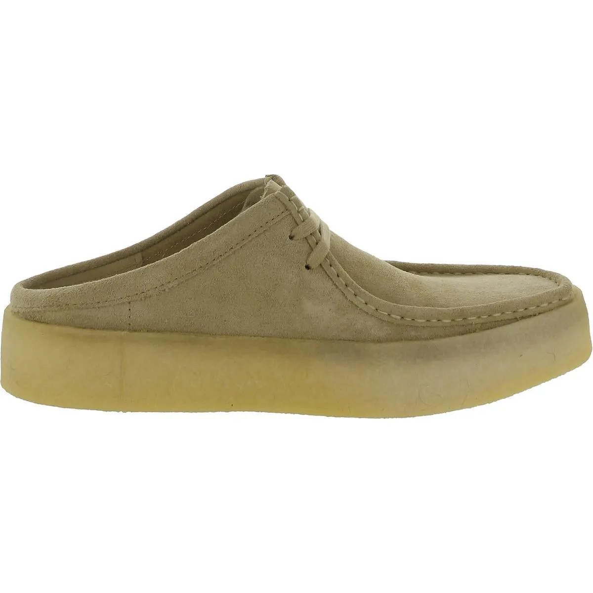 Clarks Men's Wallabee Cup Lo - Suede Faux Fur Lined - Lace Up Flats