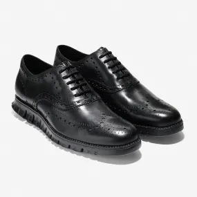 Cole Haan Men's Zerogrand Wingtip - Black/Black