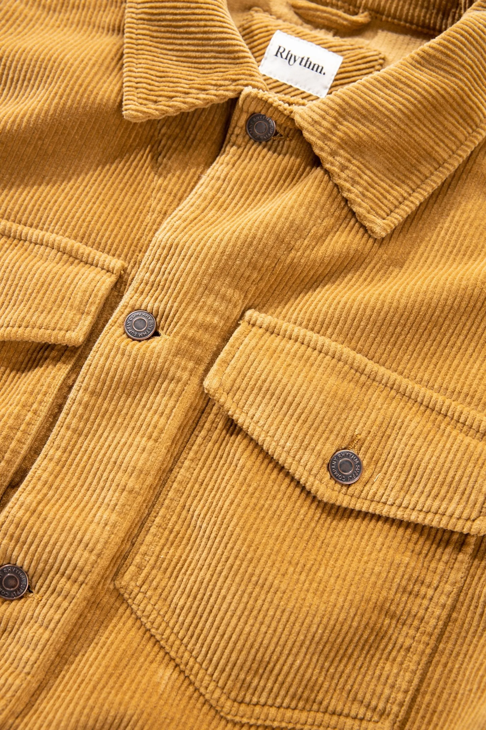 Cord Trucker Jacket Camel