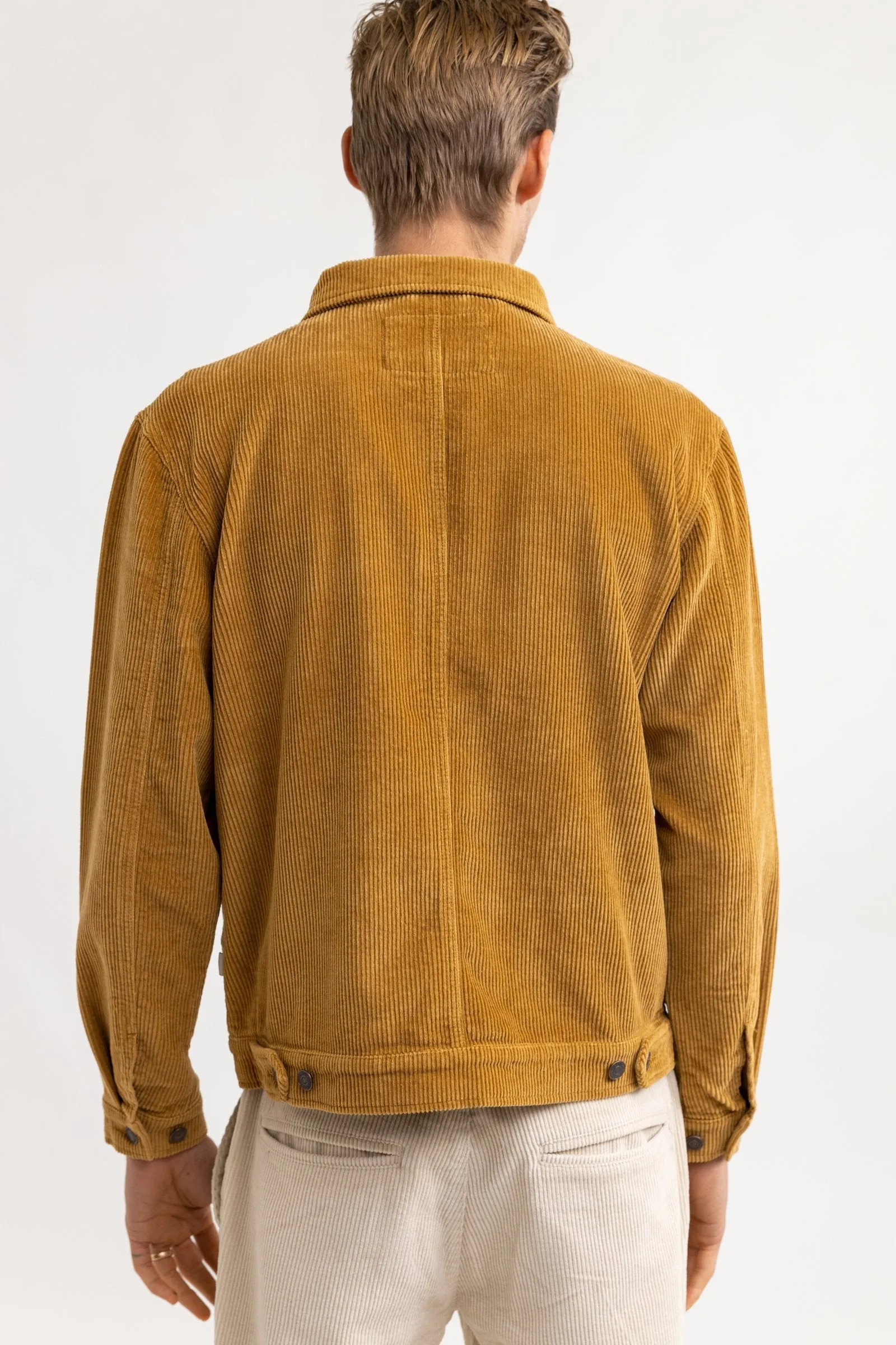 Cord Trucker Jacket Camel