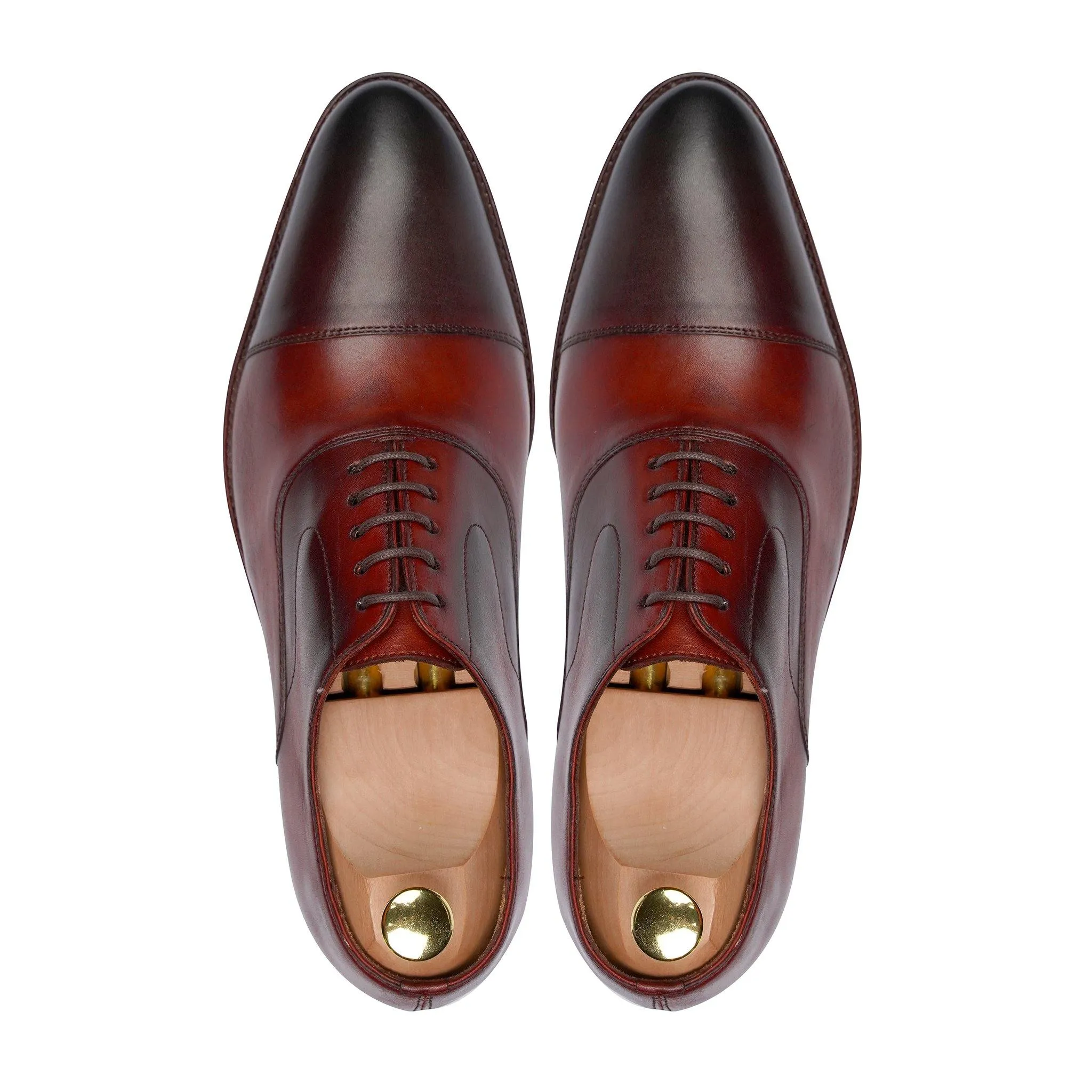 Cottbus Burnish Oxblood Oxford Shoes