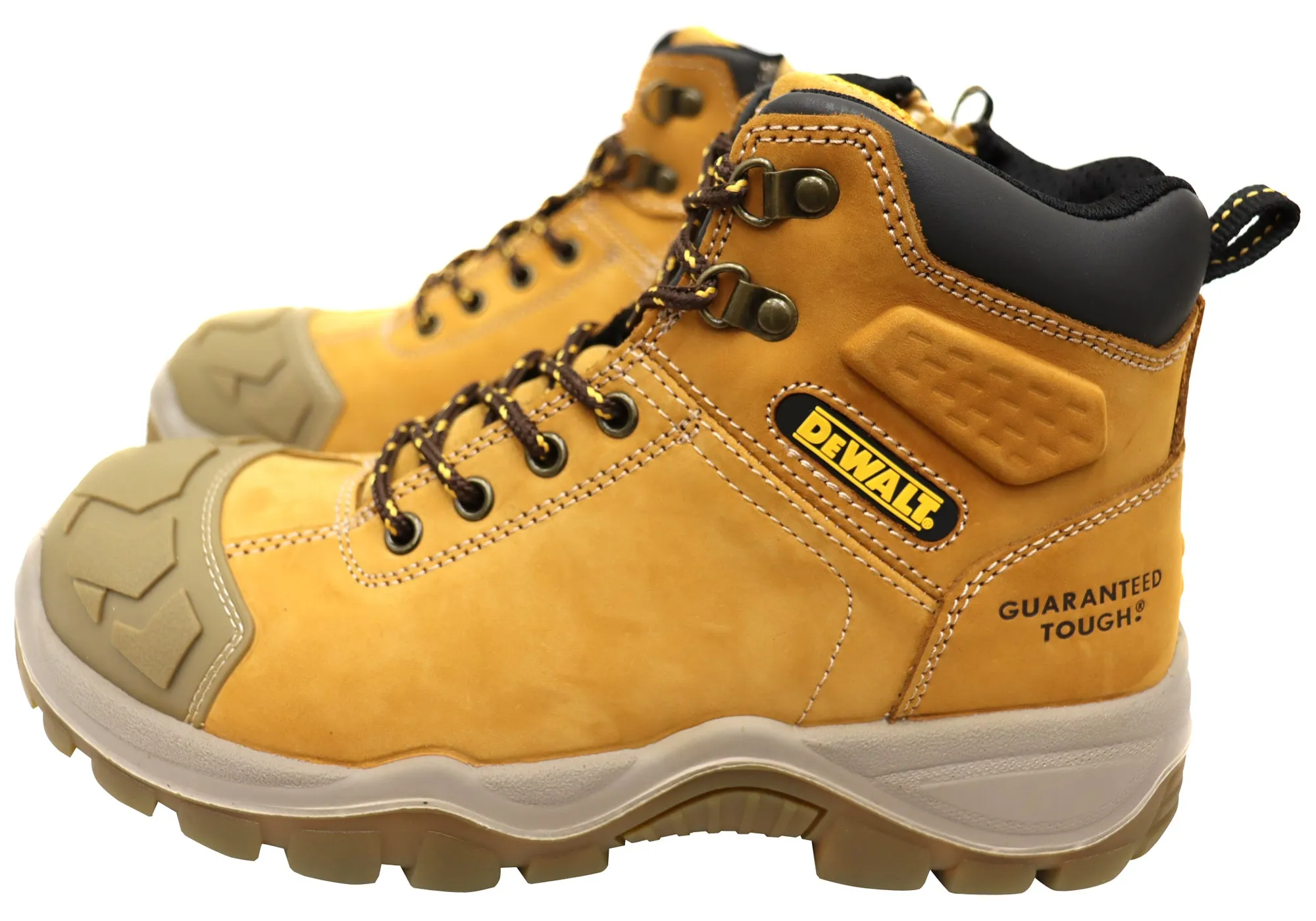 DeWALT PROComfort Ashton Mens Side Zip Leather Safety Boots