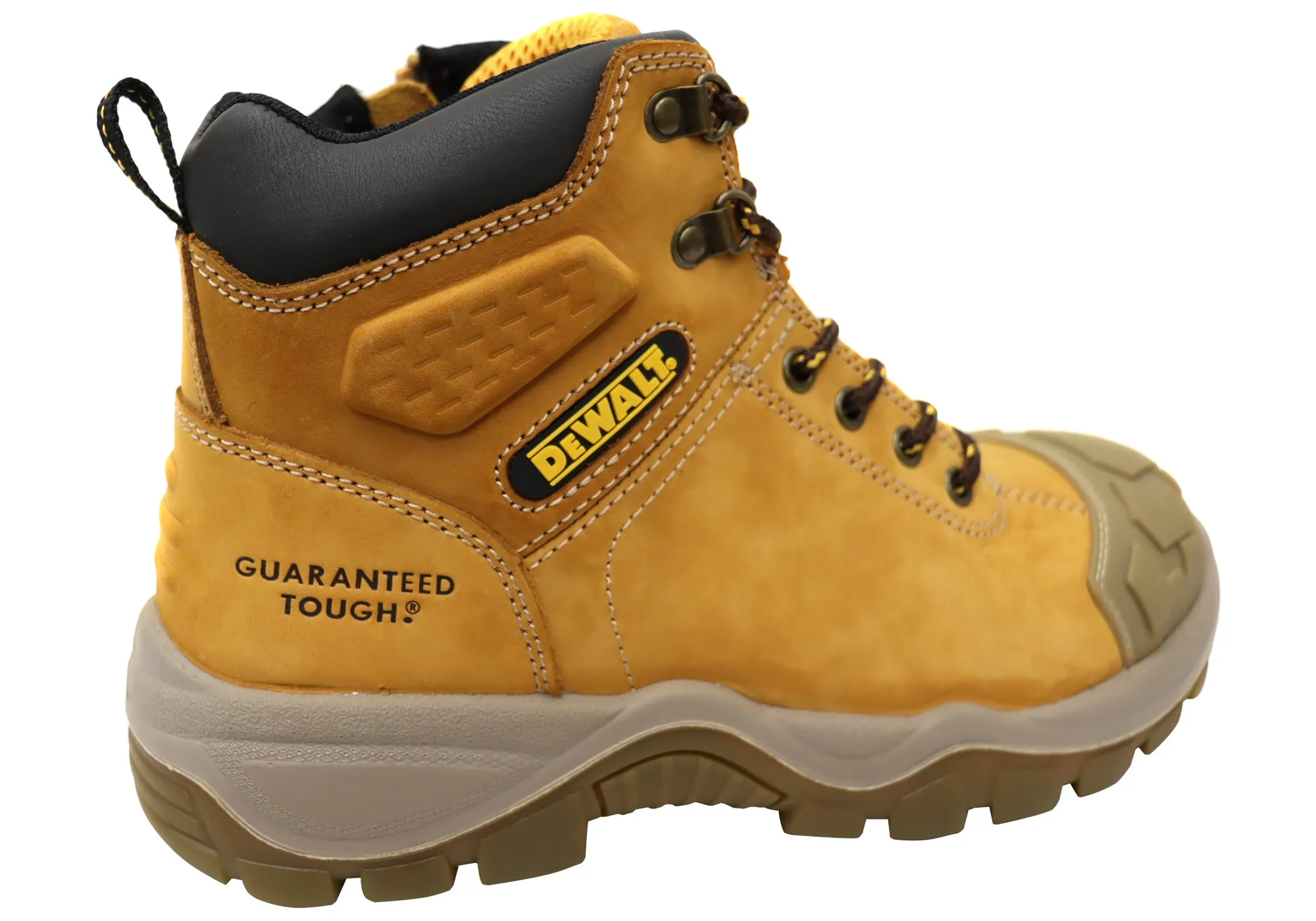 DeWALT PROComfort Ashton Mens Side Zip Leather Safety Boots