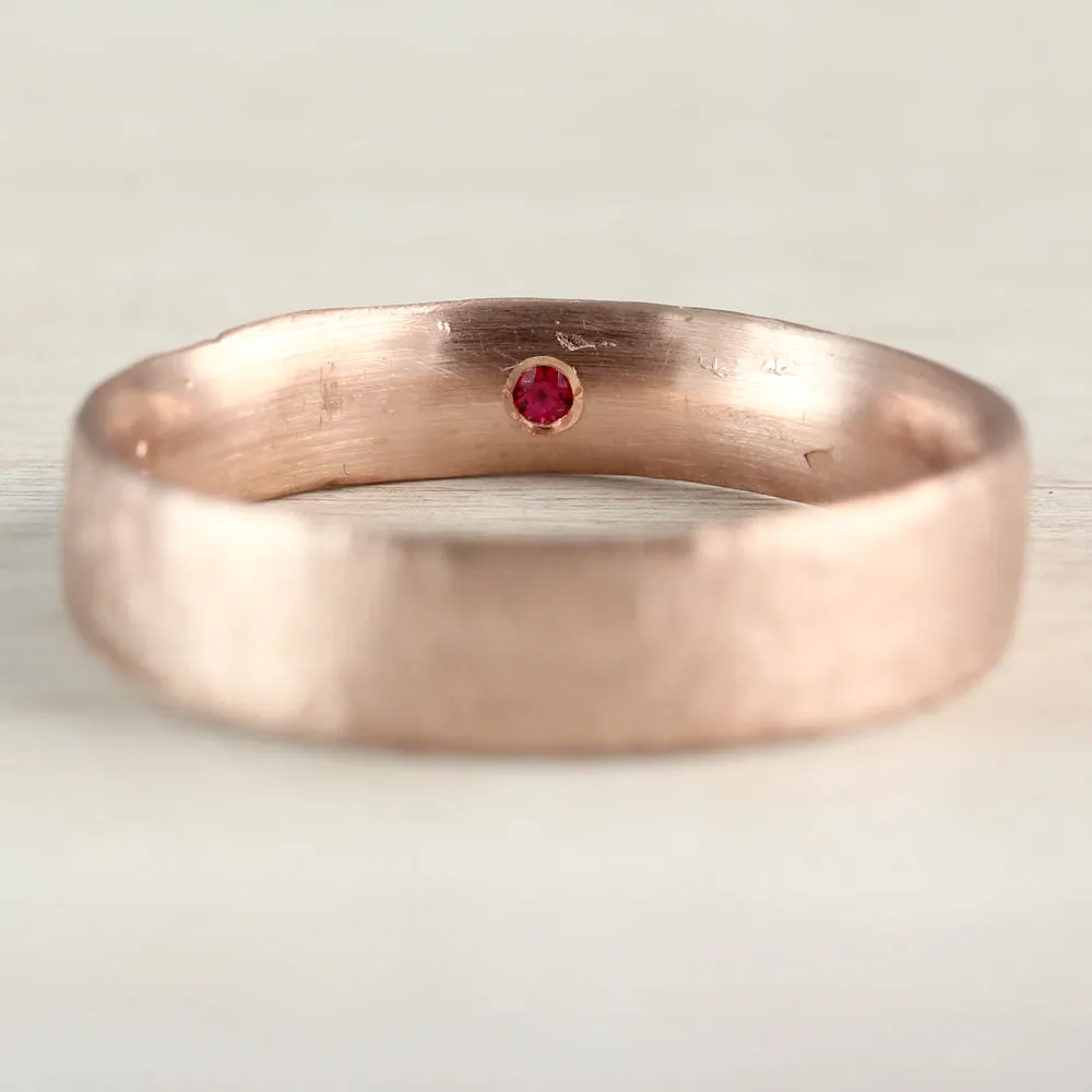 Diamond, Sapphire, Ruby Flush Set for Ring