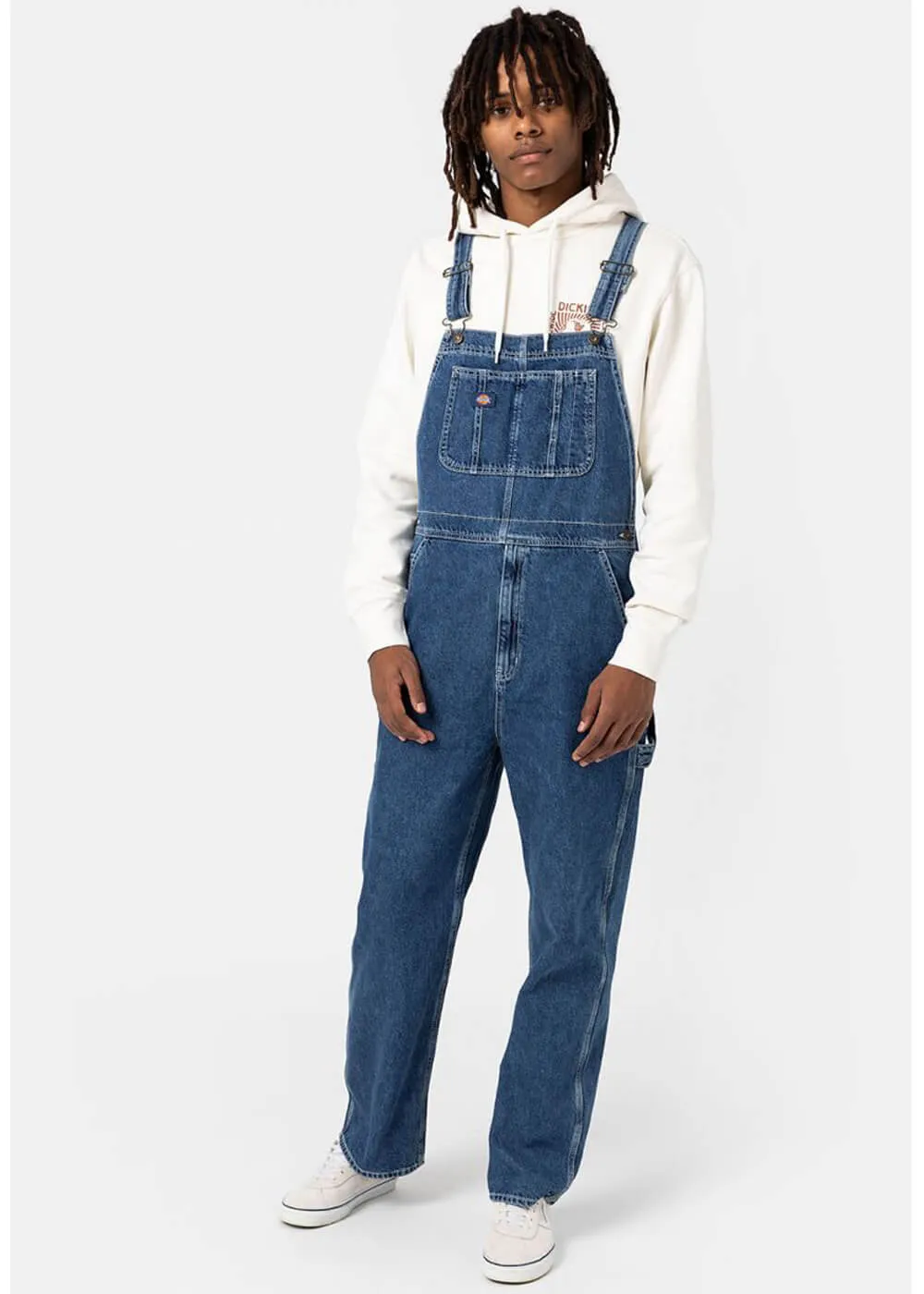 Dickies Men's Bib Dungarees Denim