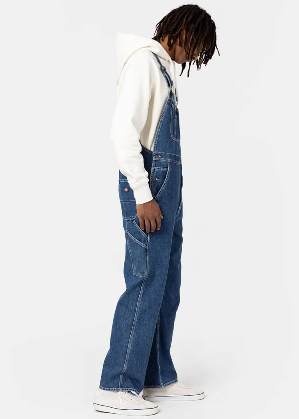 Dickies Men's Bib Dungarees Denim