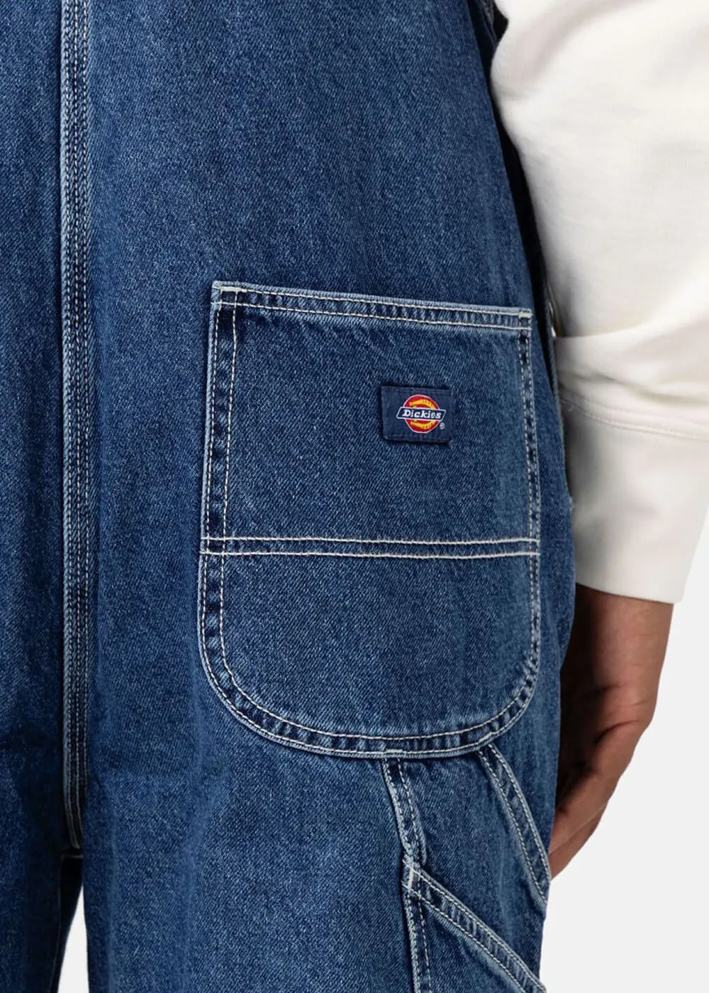 Dickies Men's Bib Dungarees Denim