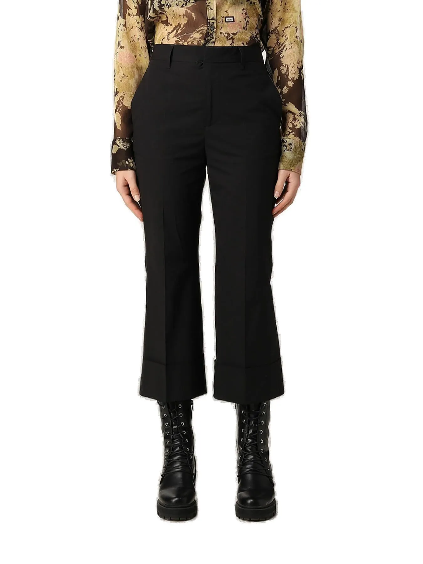 Dsquared2 Cropped Pants High-Waist