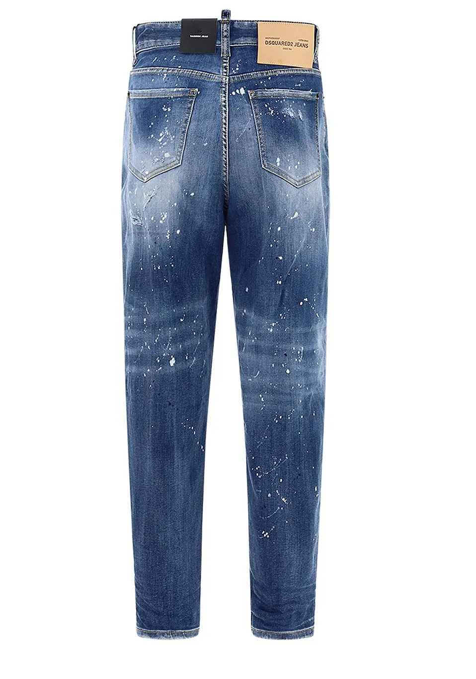 Dsquared2 Ripped High-Rise Jeans