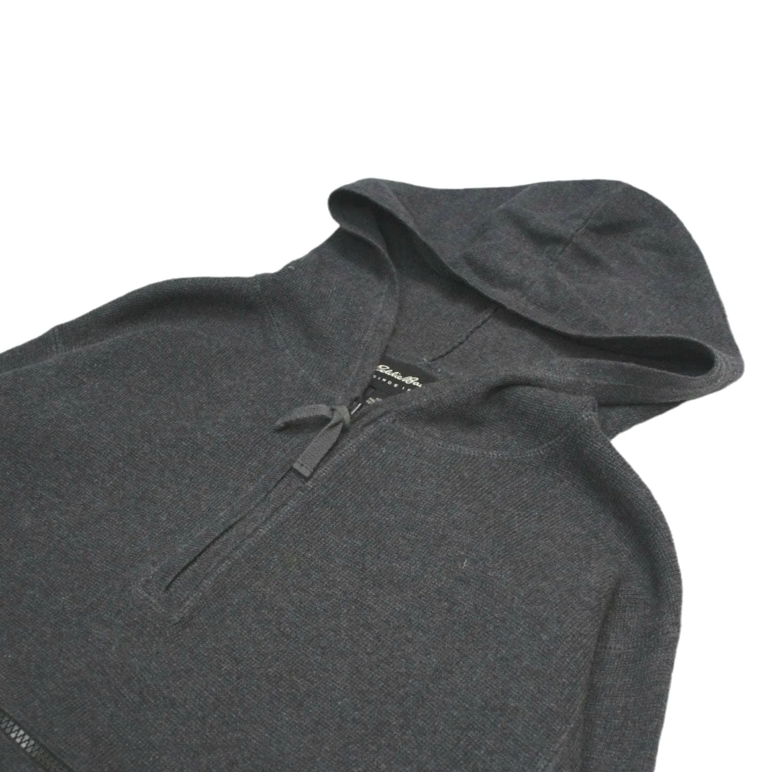 Eddie Bauer Grey Plain Knit Hoodie