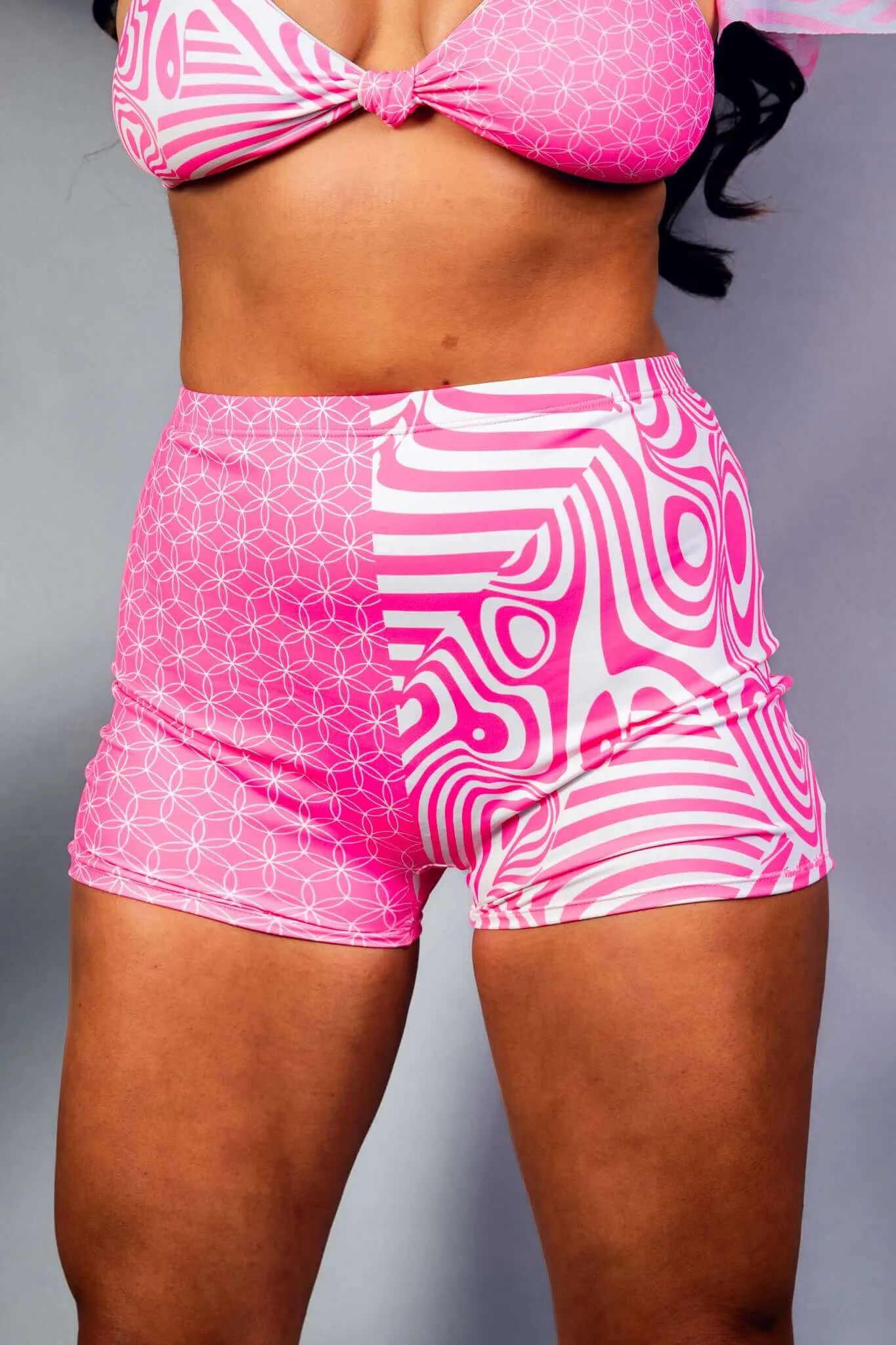 Electric High Waist Shorts