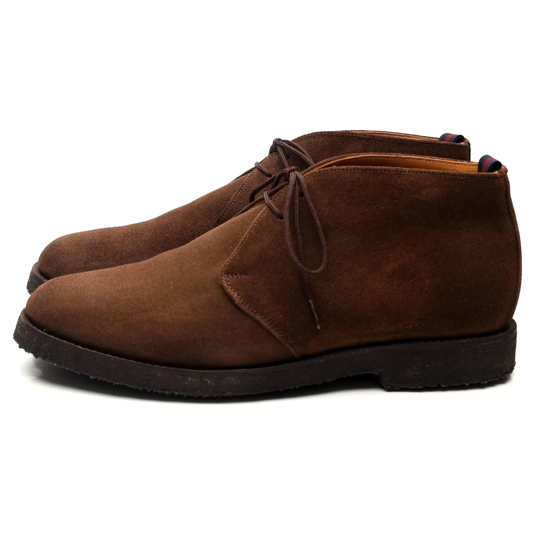 'Finley' Brown Suede Chukka Boots UK 8 F