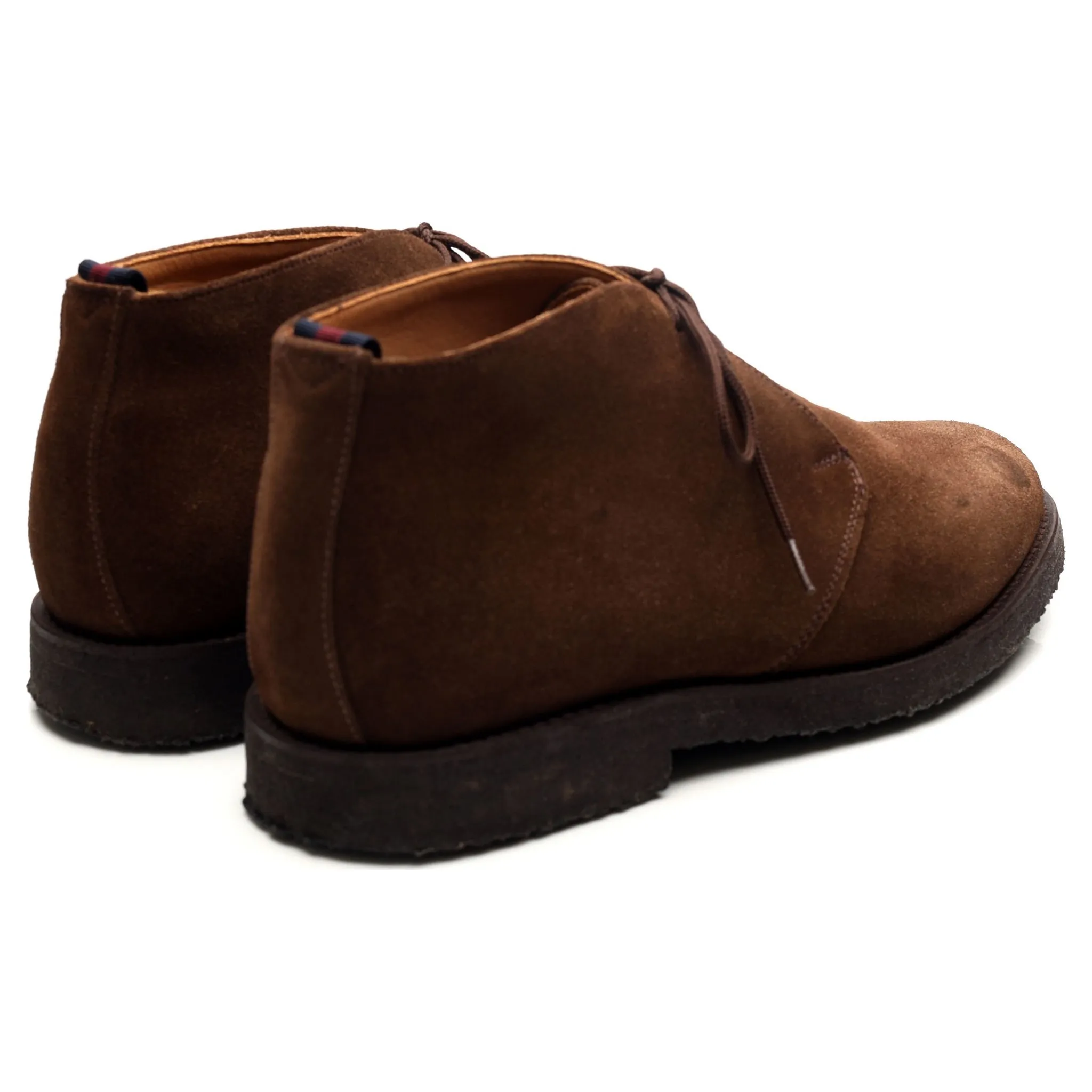 'Finley' Brown Suede Chukka Boots UK 8 F