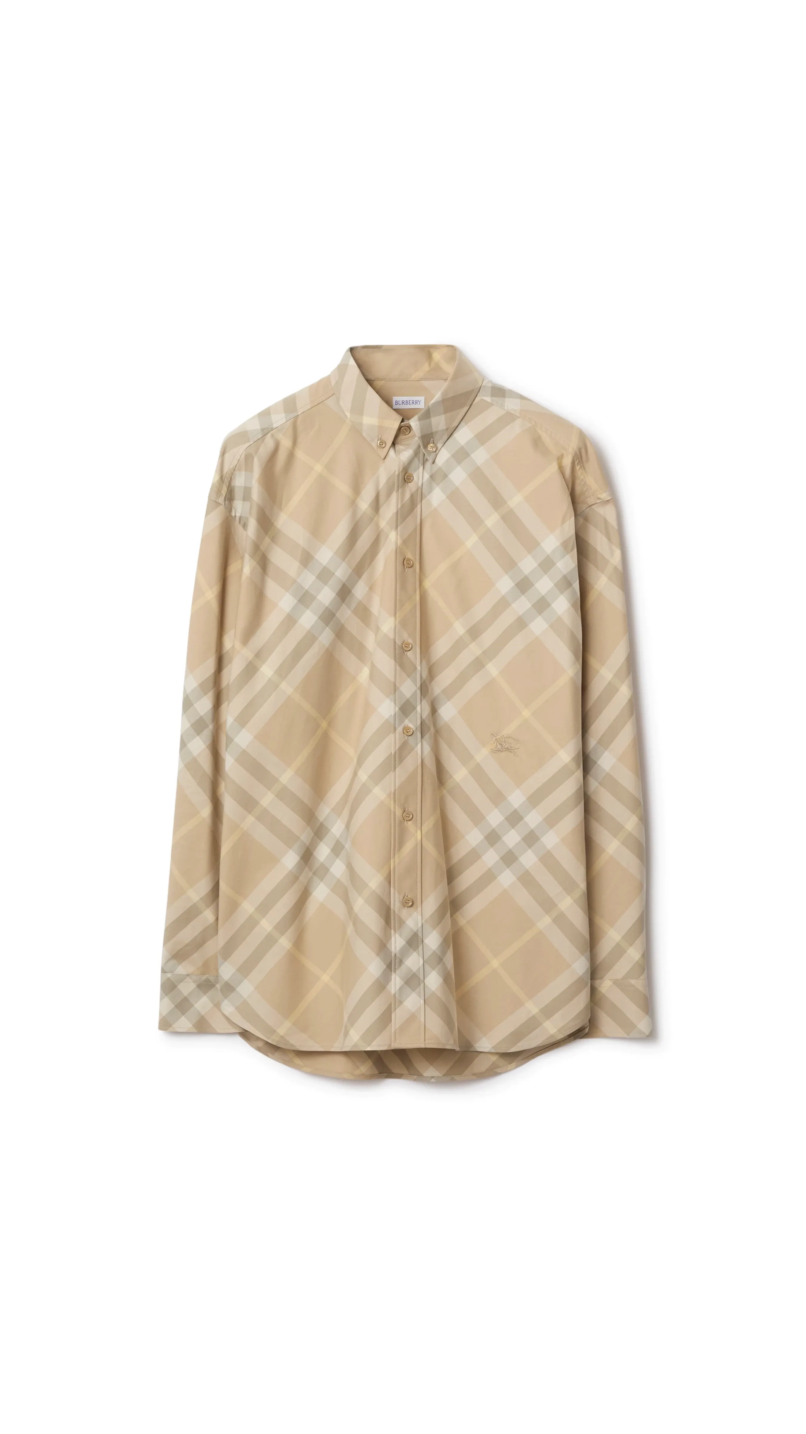 Flax Check Cotton Shirt