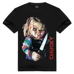 Funny Men's and Women's Cotton Horrible Seed of Chucky T-shirts Tops Tees