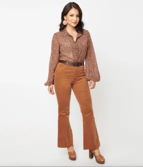 Golden Corduroy Pants