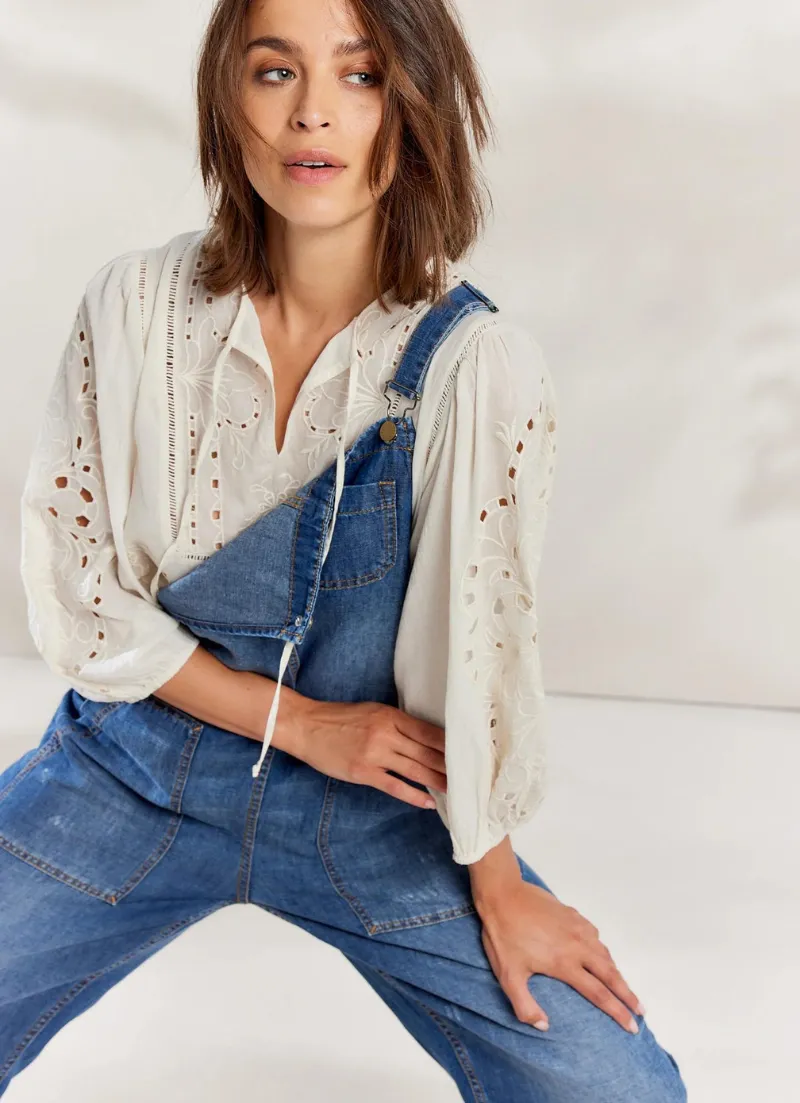 Google SEO-friendly alternative: Denim Overalls by Alison