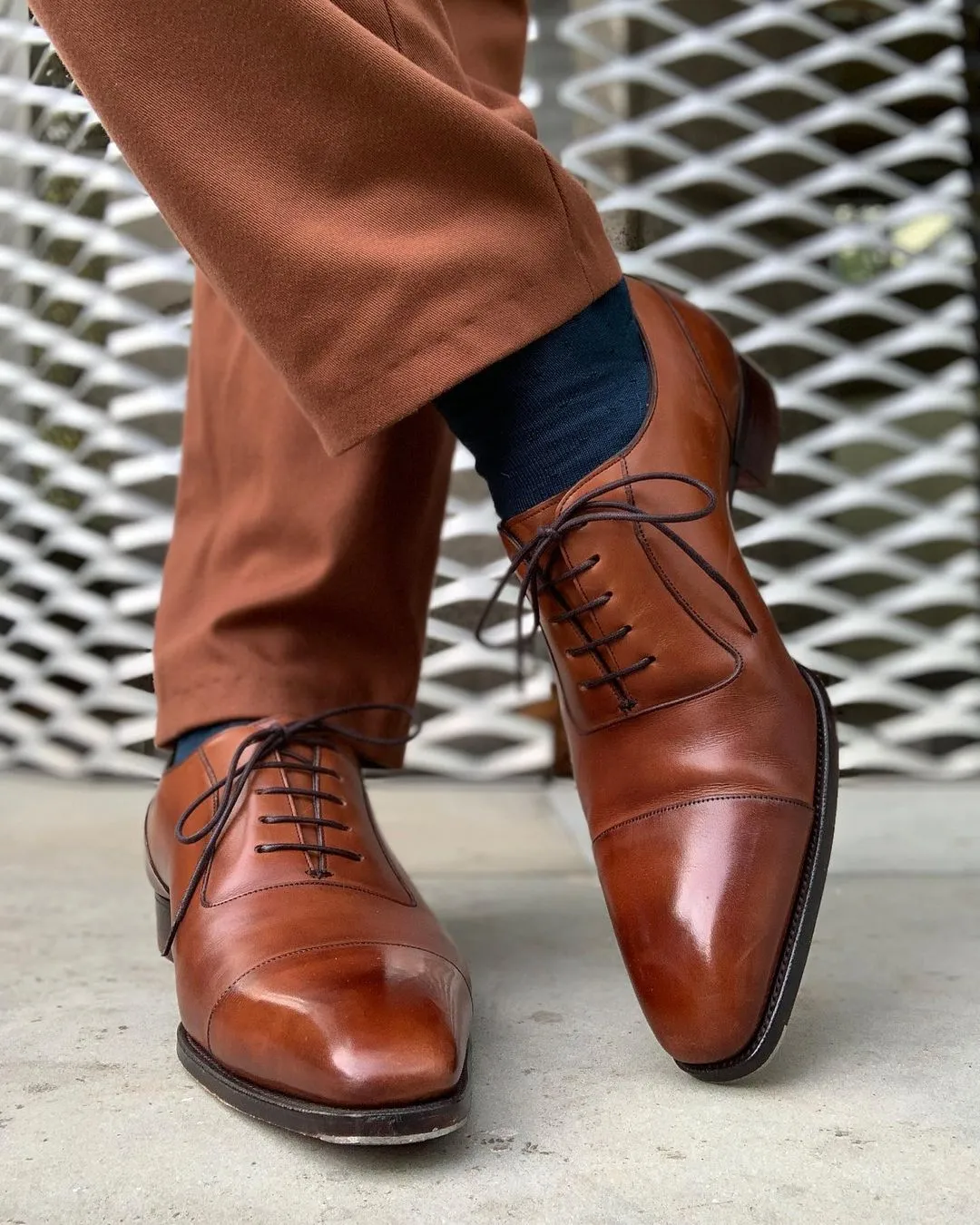 Grant Leather Sole Oxford Shoes