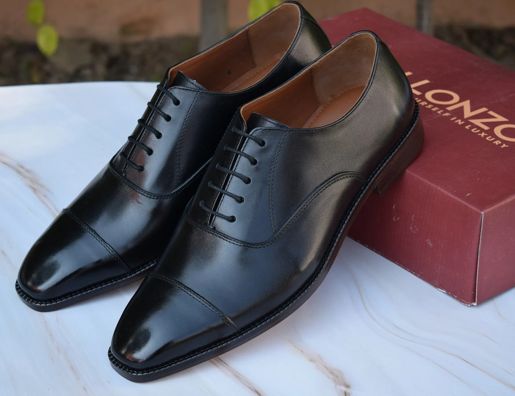 Grant Oxford Leather Sole Shoes