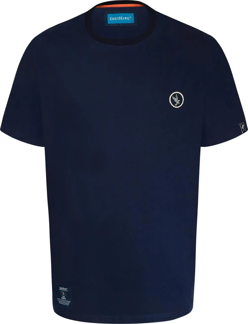 Grey Hawk Essential Logo T-Shirt - Navy Peacoat