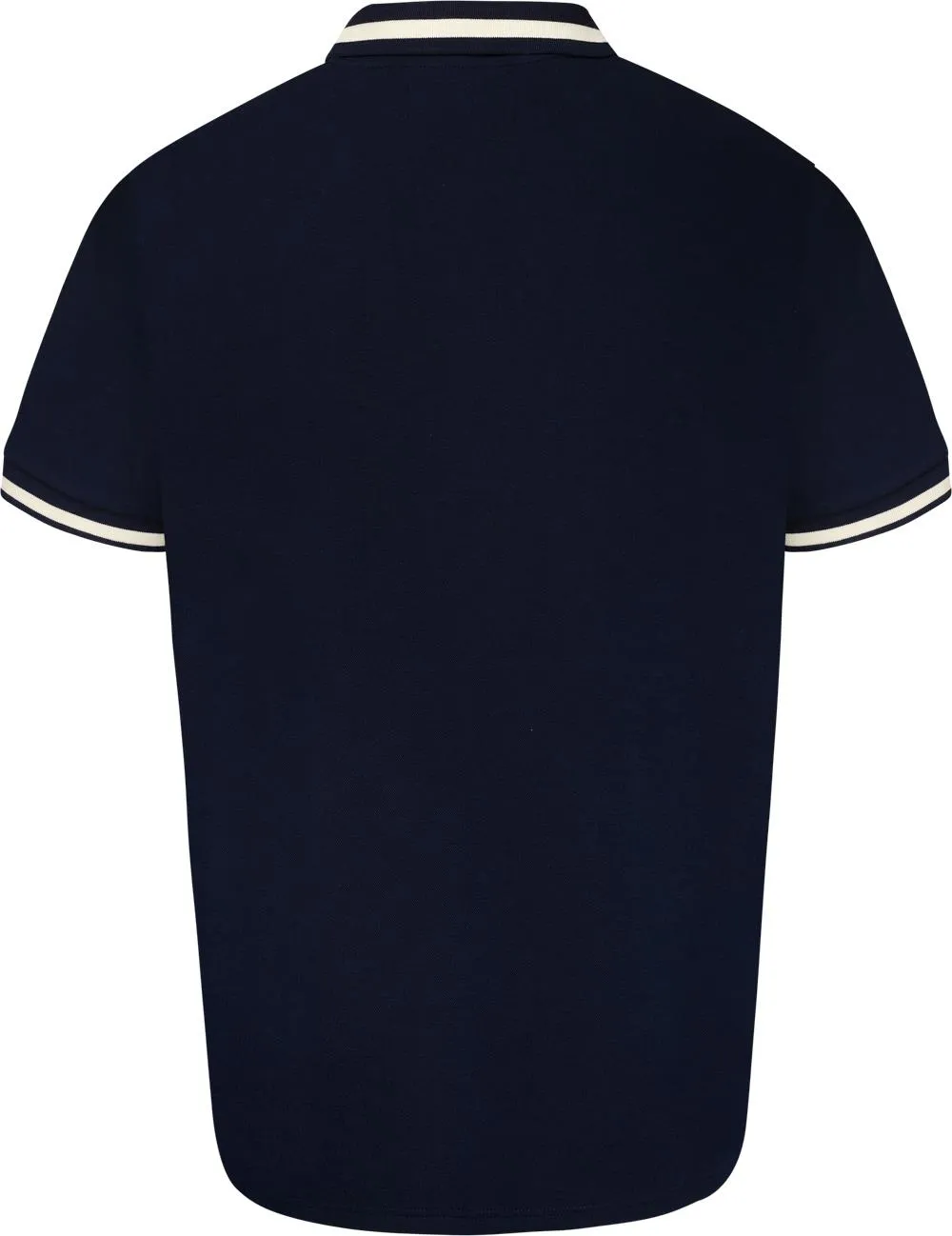 Grey Hawk Shield Badge Pique Polo Shirt - Navy Peacoat