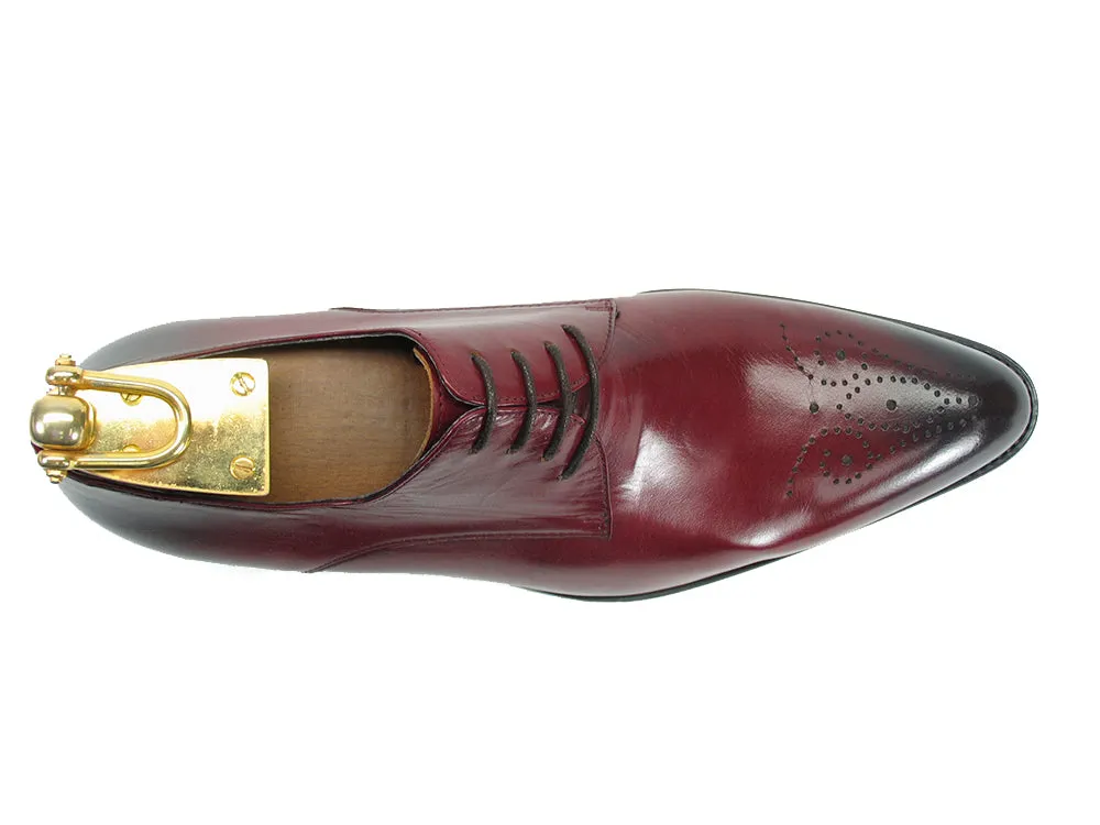 Handcrafted Classic Derby Shoes with Signature Design and Burnished Finish