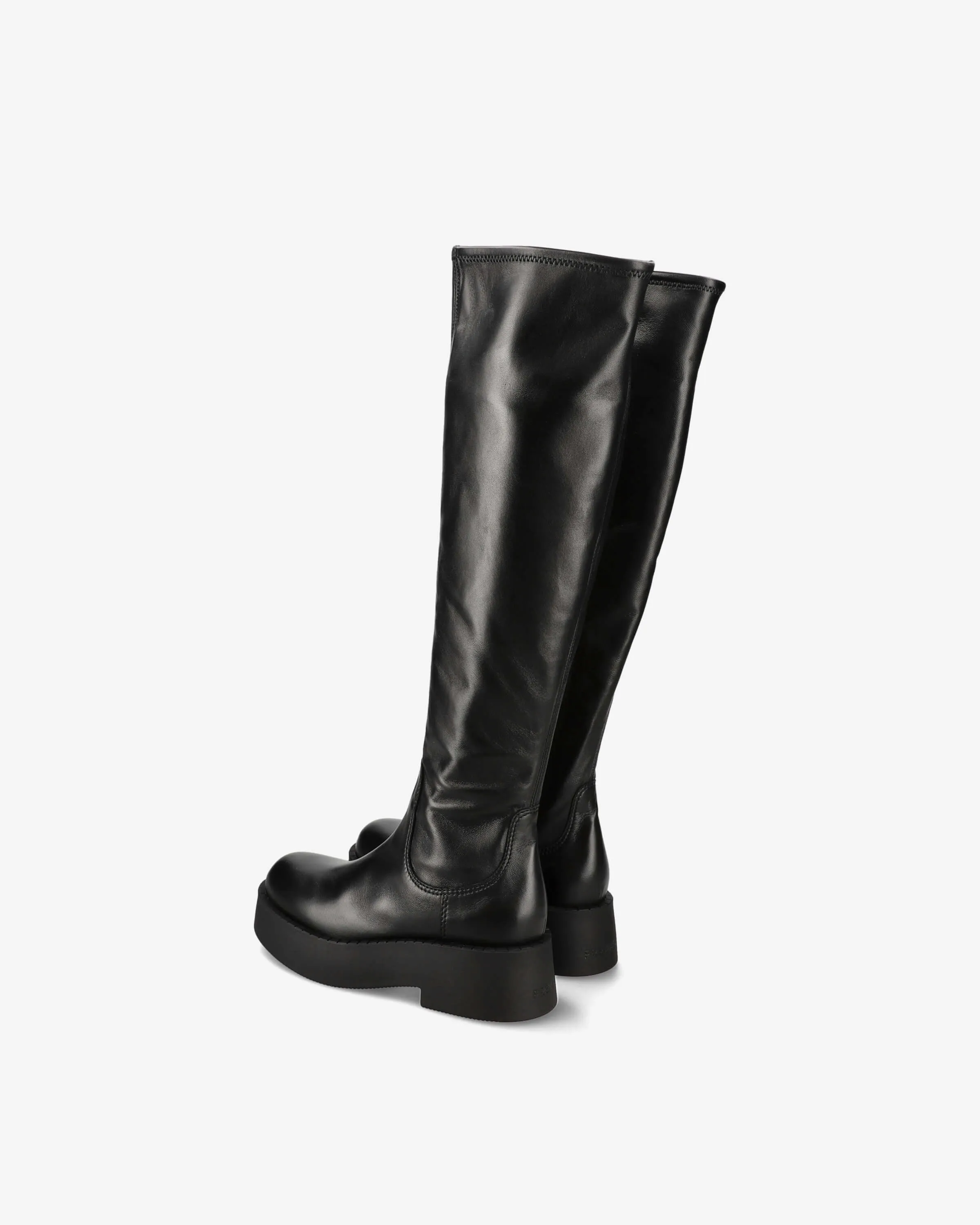 High Boots M6832A Nappa Stretch Black