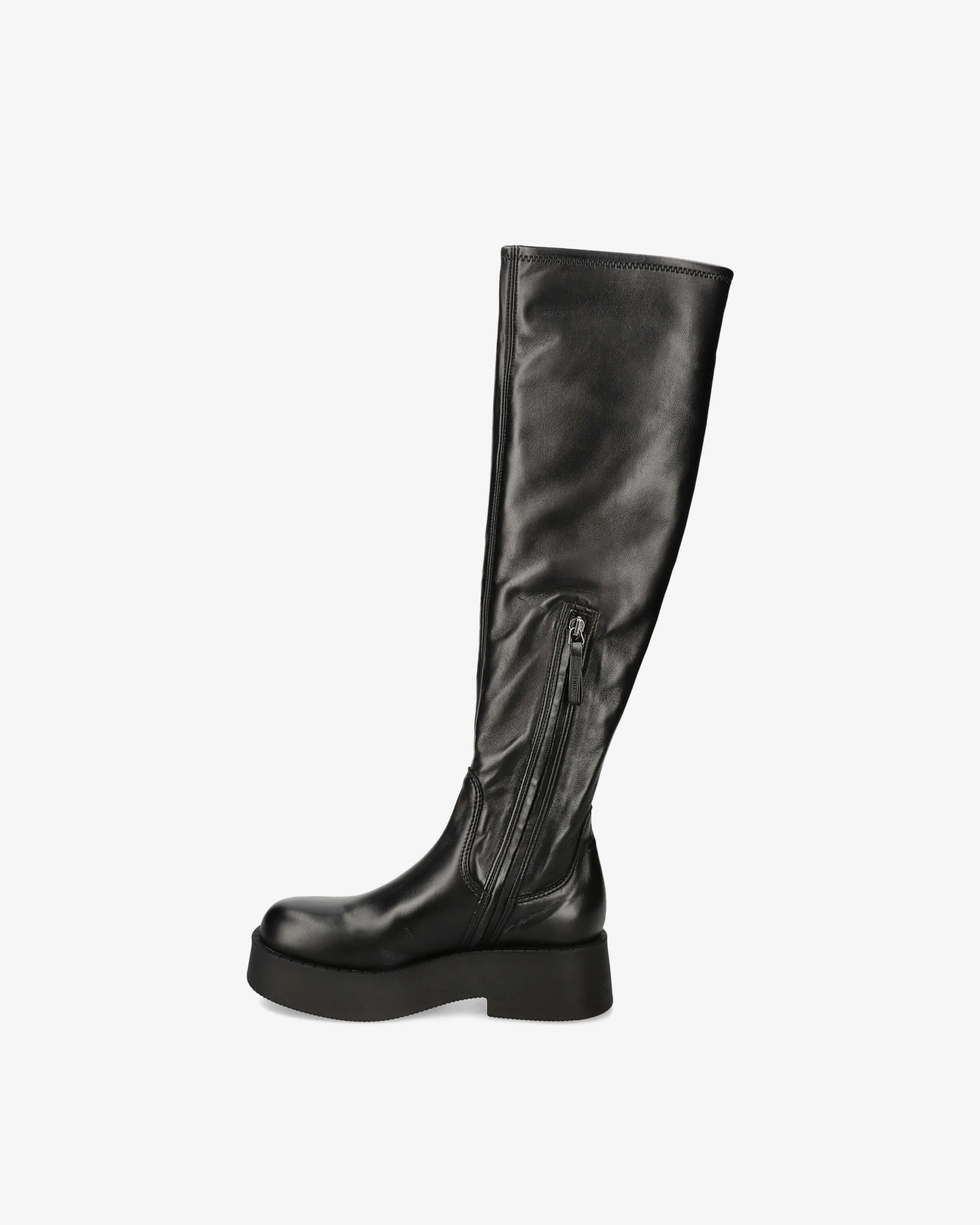 High Boots M6832A Nappa Stretch Black