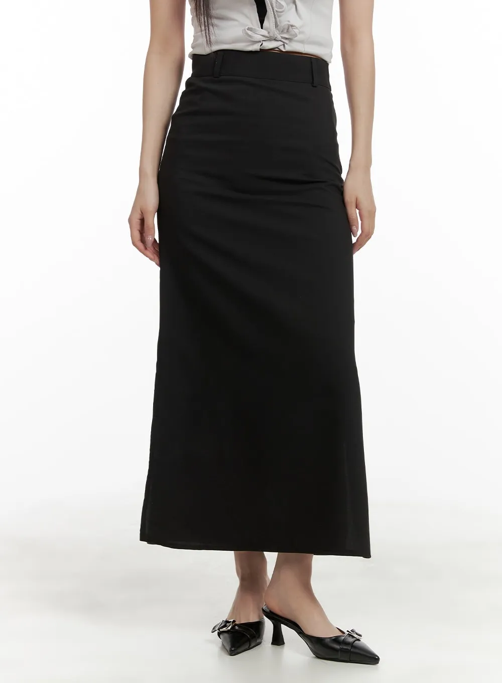 High Waist Maxi Skirt CA409 - Shop Now