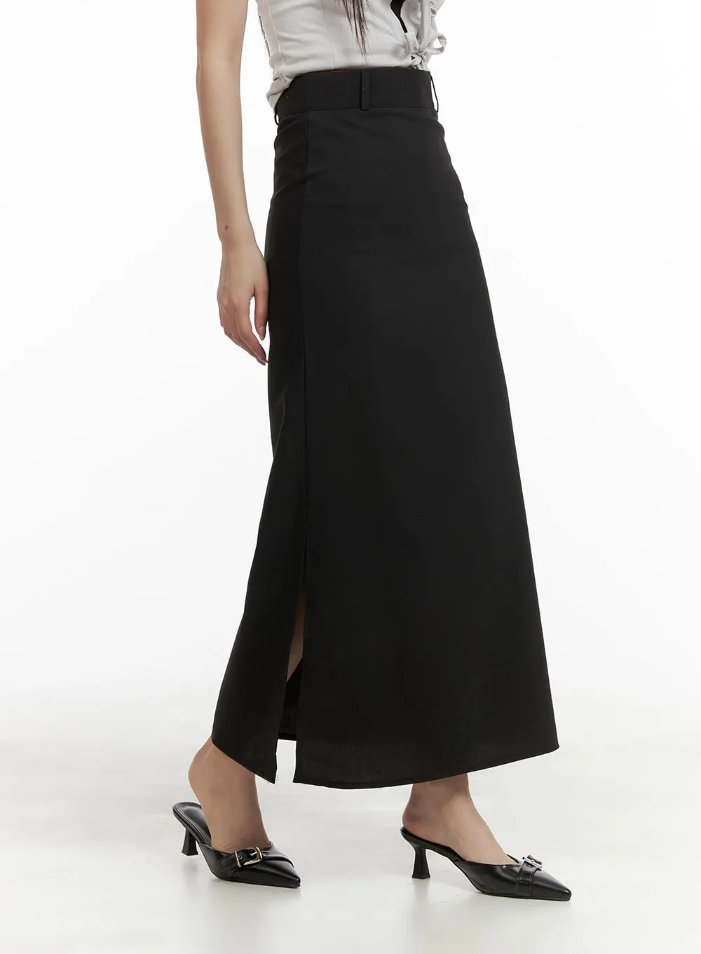 High Waist Maxi Skirt CA409 - Shop Now