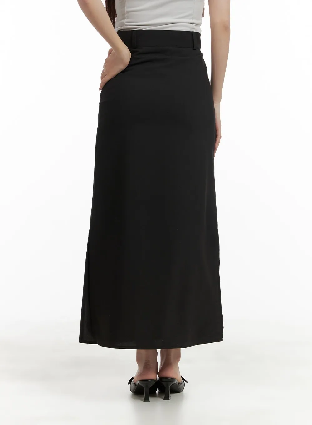 High Waist Maxi Skirt CA409 - Shop Now