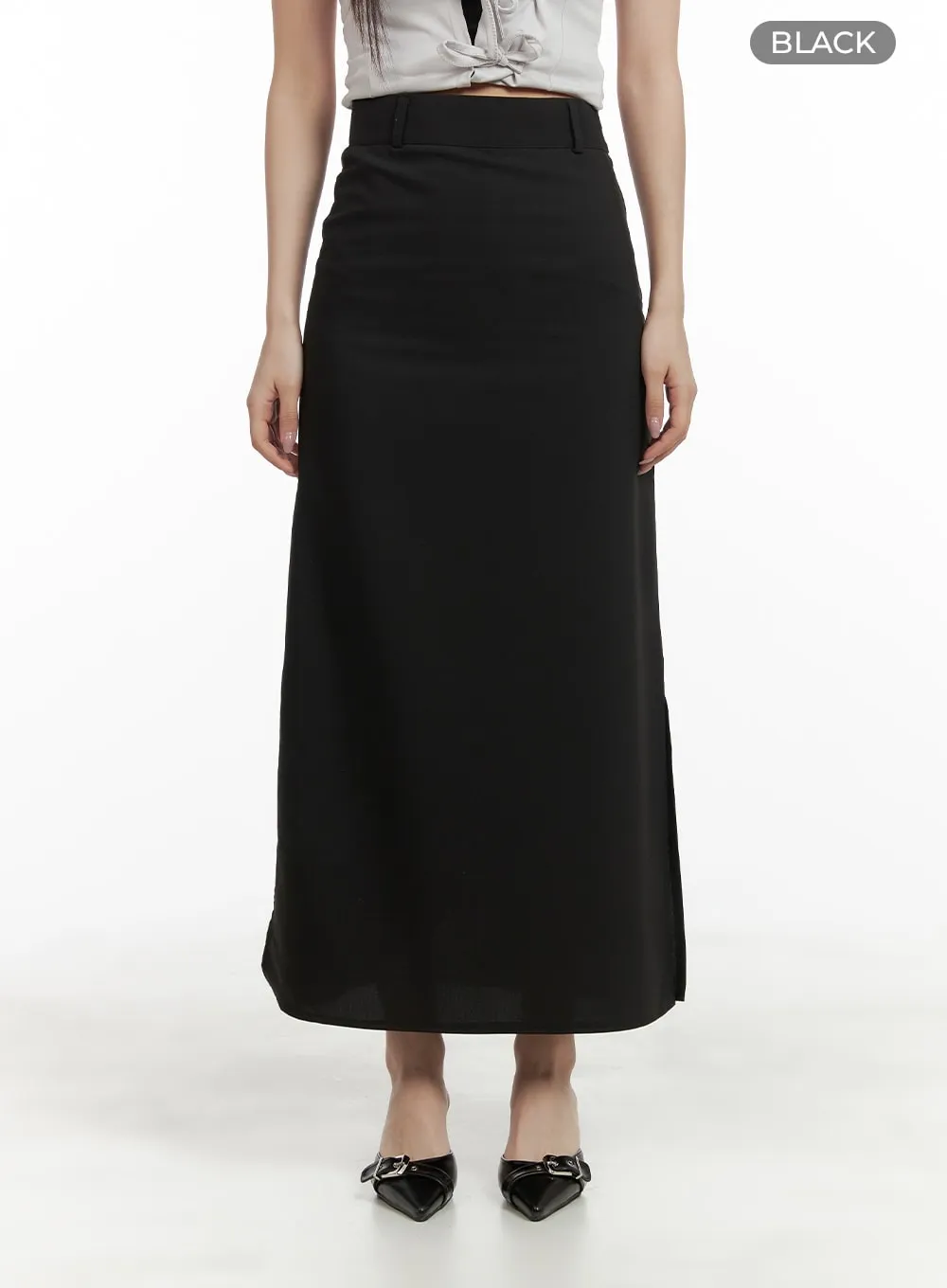 High Waist Maxi Skirt CA409 - Shop Now