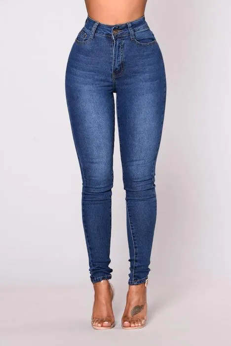 High Waist Skinny Jeans for Women