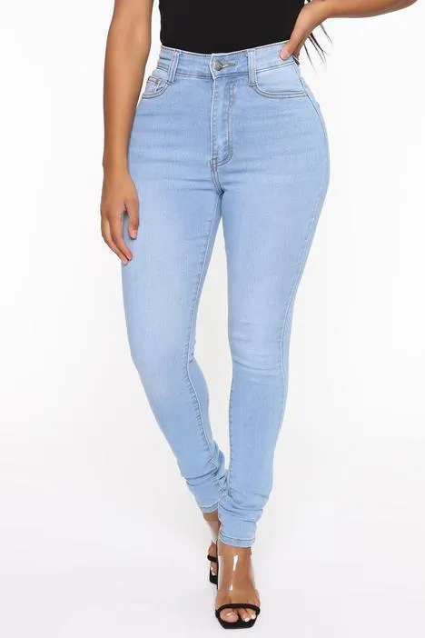 High Waist Skinny Jeans for Women