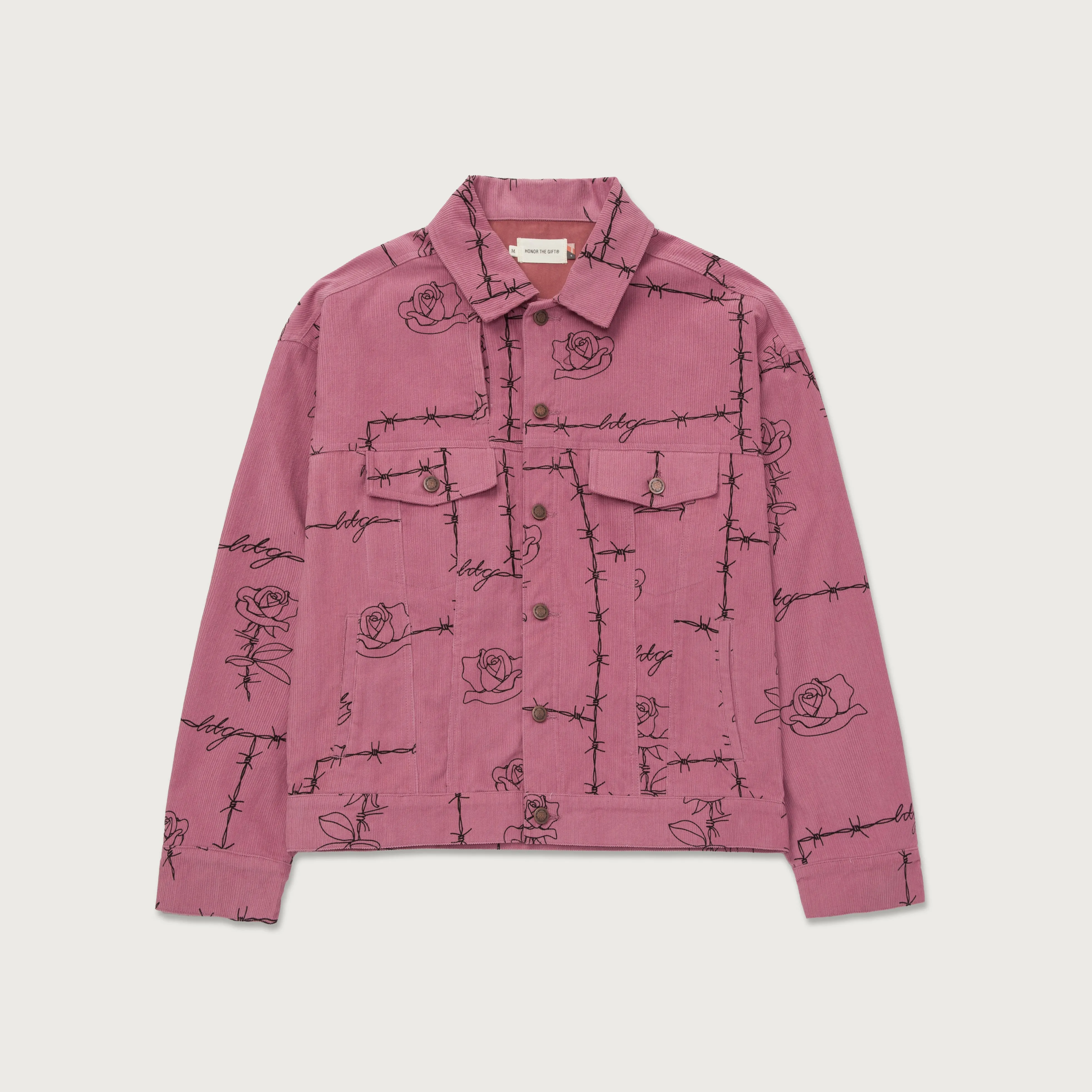 HTG Trucker Jacket - Mauve