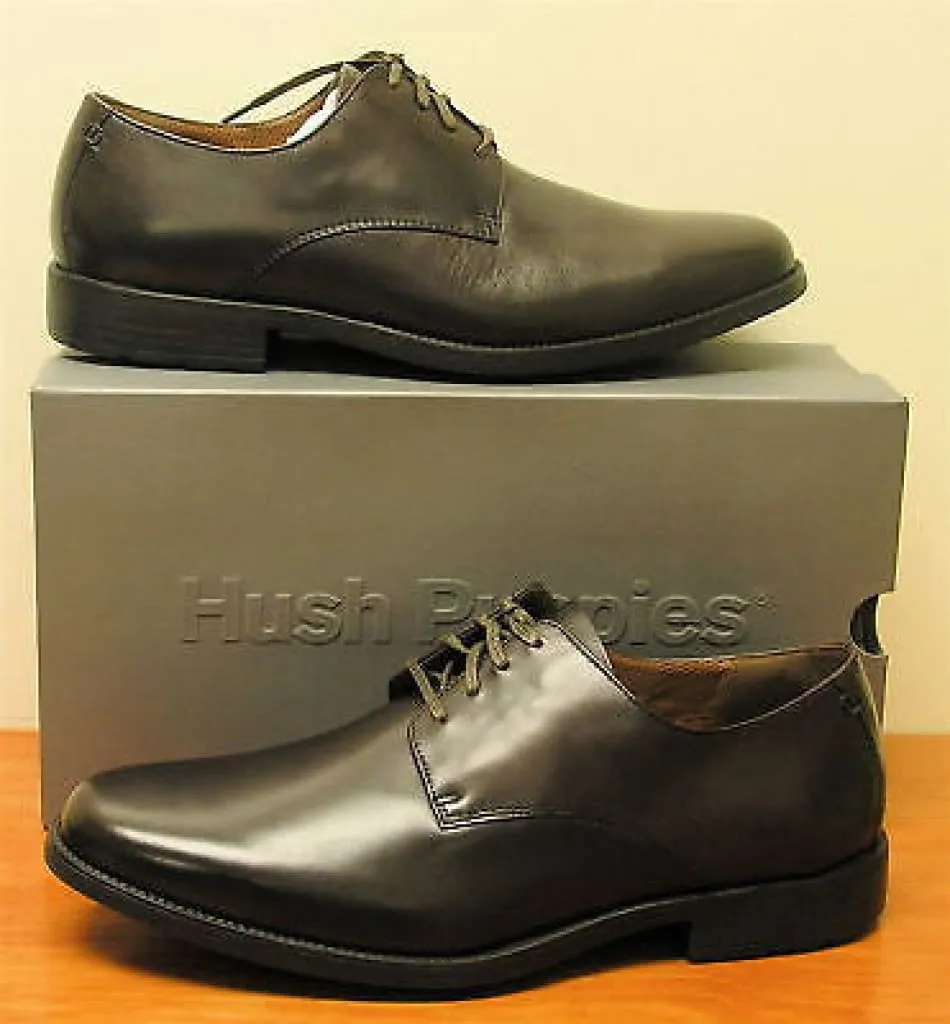 HUSH PUPPIES Men's Ambient Leather Oxford Shoes - Large Sizes