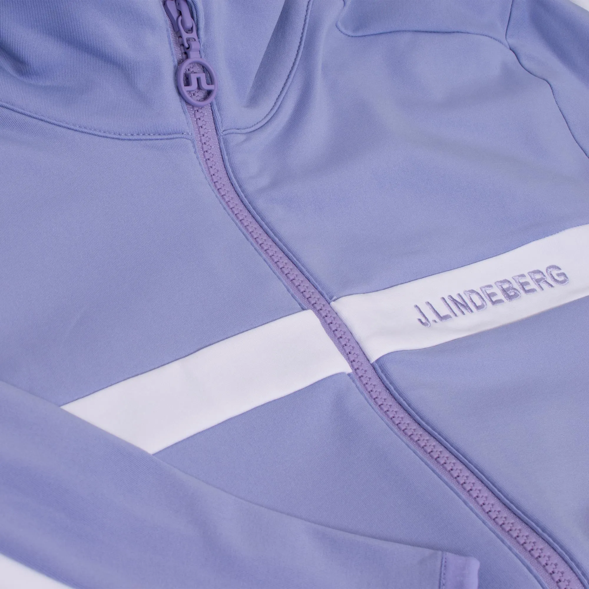 J Lindeberg Seasonal Janice Ladies Golf Mid Layer Sweet Lavender