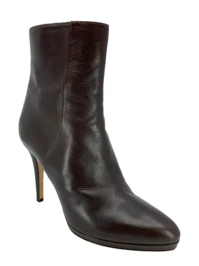 Jimmy Choo Brody Leather Ankle Boots Size 8 - Shop now.