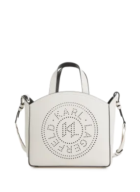 Karl lagerfeld  K/Circle small tote bag  - White