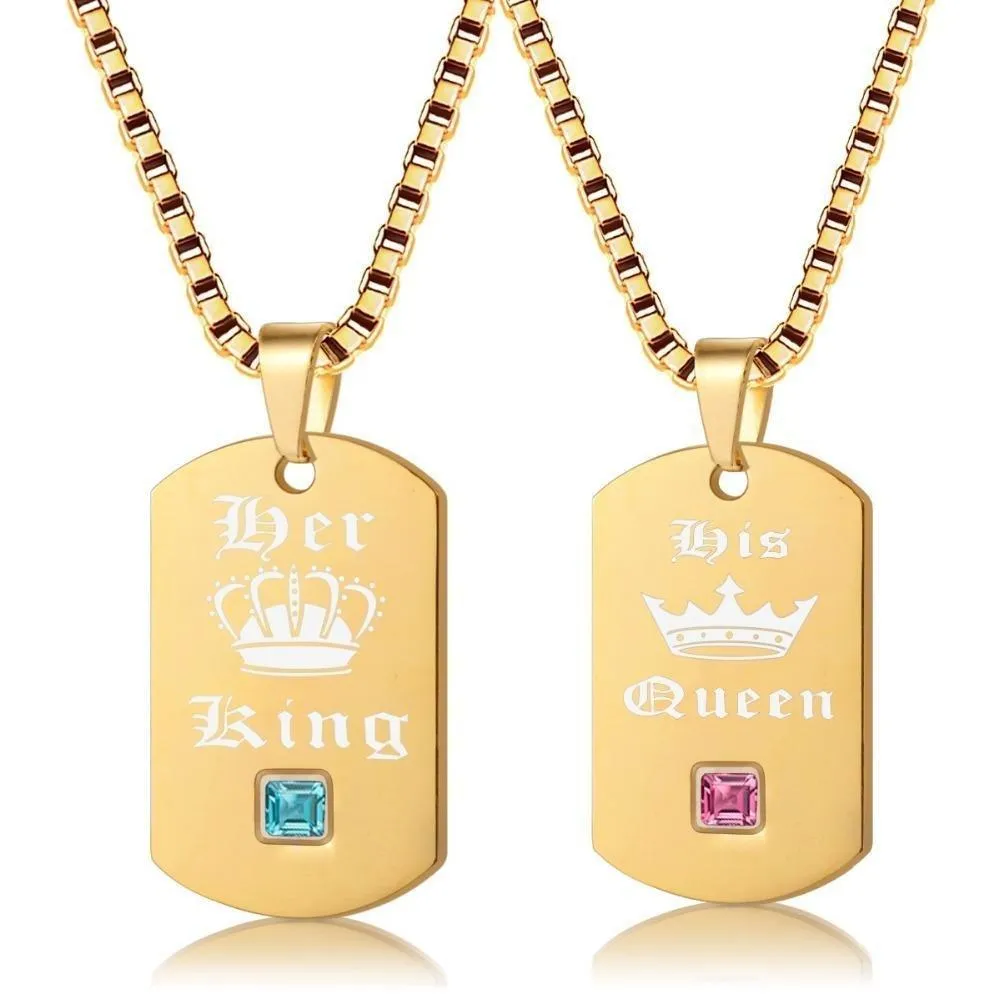 King and Queen Necklaces - Shop Now!