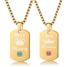 King and Queen Necklaces - Shop Now!