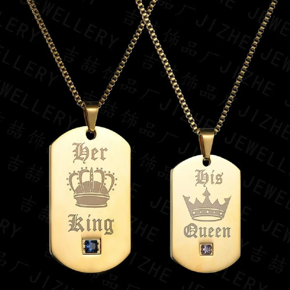 King and Queen Necklaces - Shop Now!