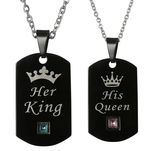 King and Queen Necklaces - Shop Now!