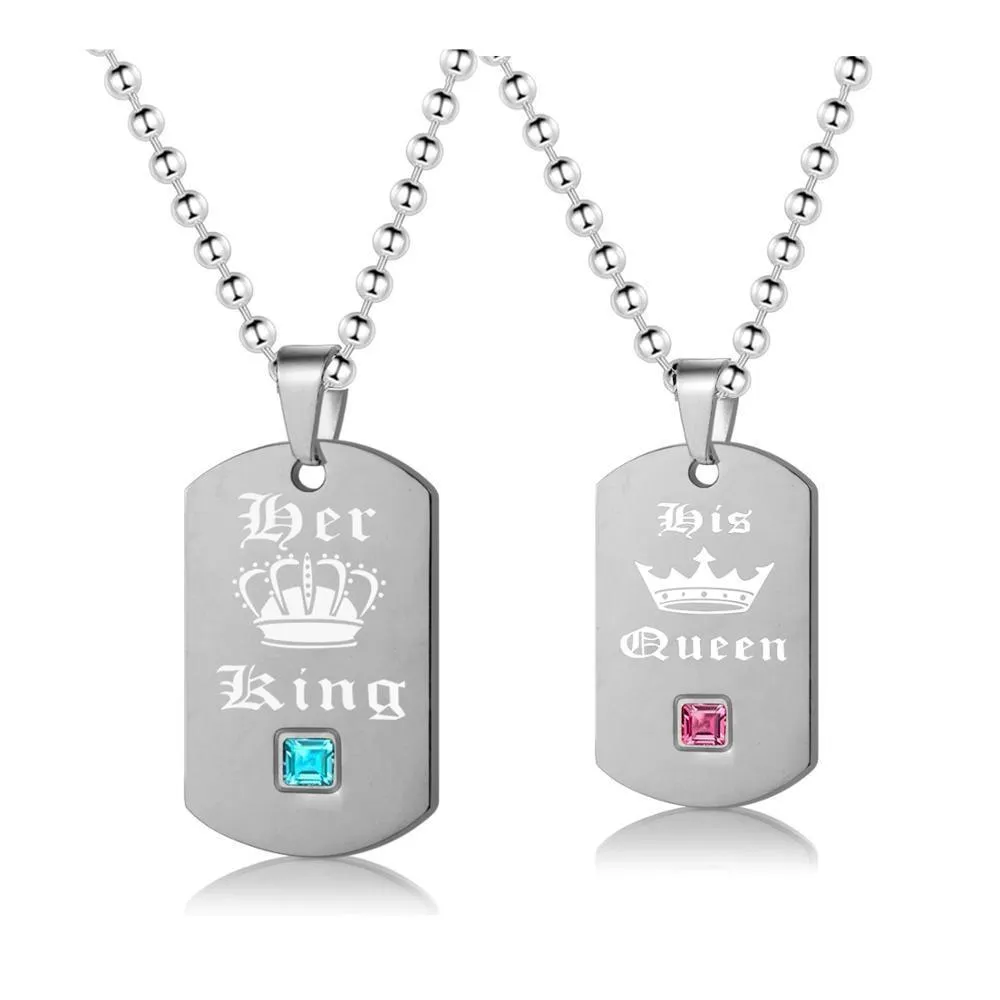 King and Queen Necklaces - Shop Now!