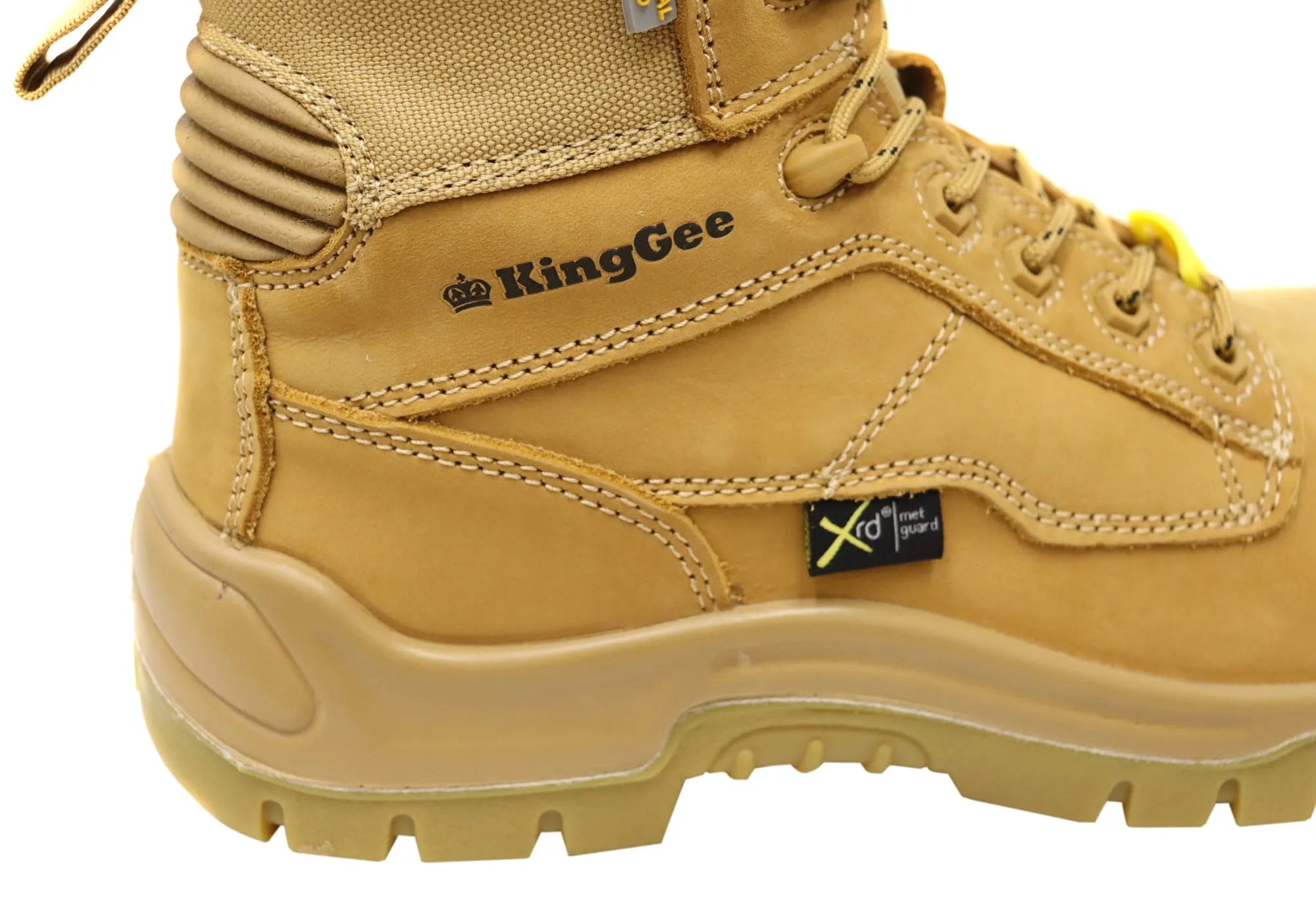 KingGee Mens Phoenix Metguard Composite Toe Safety Work Boots